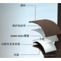Wasserdichte und atmungsaktive Geomembran für Wall Thermal und Moisture Prtection
